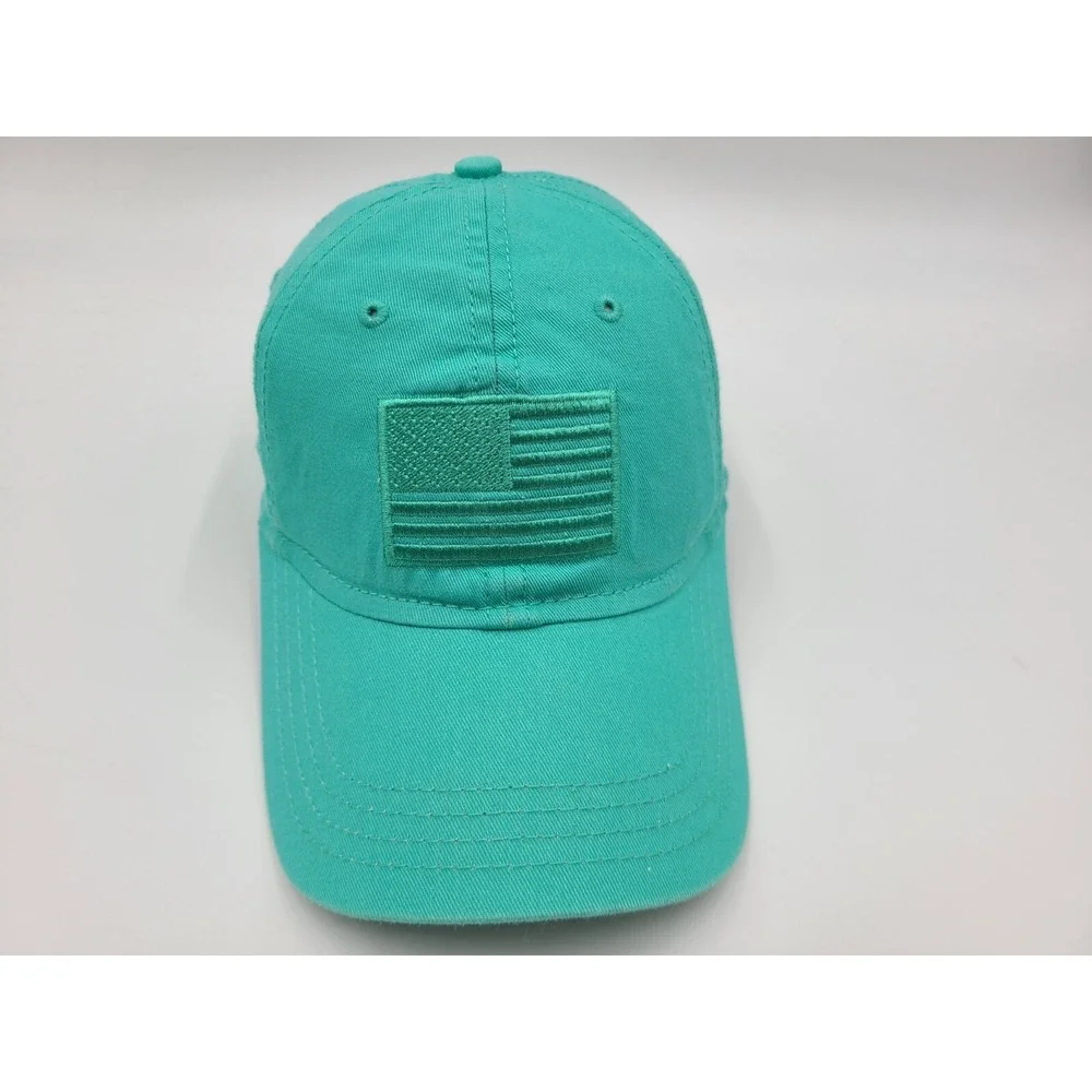 American Flag Academy Sports Outdoors Adjustable Hat Cap Dad Mom Men Women Blue
